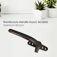 Rambuncis Handle Kunci Jendela Dekkson Cokelat Brown