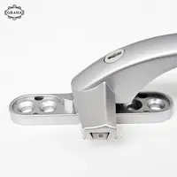 Rambuncis Handle Kunci Jendela Dekkson Silver Dengan Lock