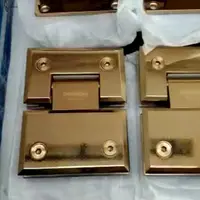 Shower Hinge Dekkson 7703 Glass to Glass 180 Gold/Rose Gold - Gold