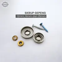 Skrup Cermin Huben 12 mm / 19 mm / 25 mm - 12 mm