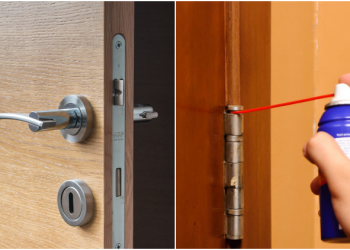 5 cara agar engsel pintu tidak berbunyi