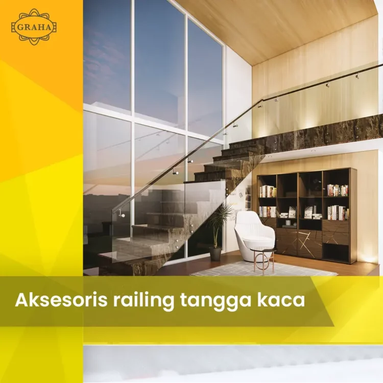 Aksesories Railing Tangga Kaca