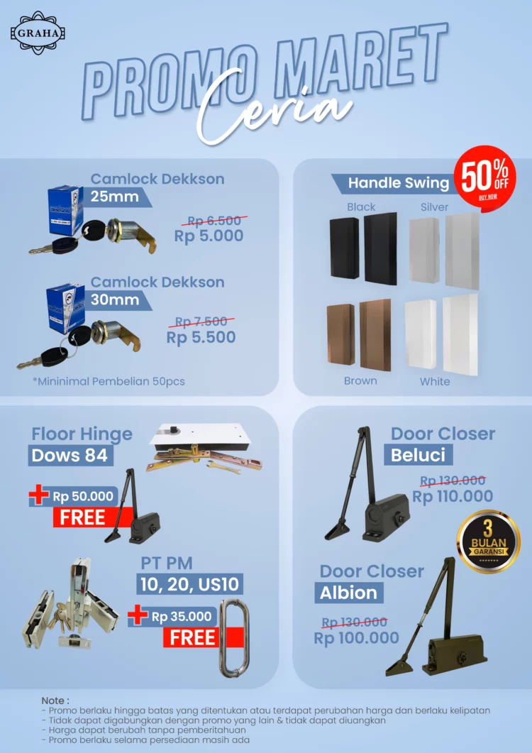 Promo Terbaru Aksesoris Kaca 2023