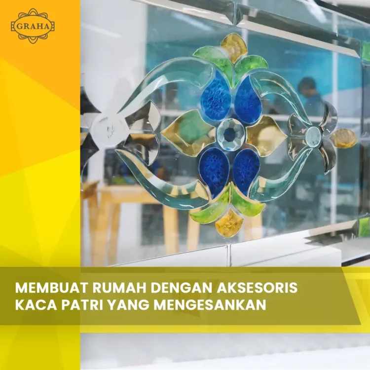 Membuat Rumah Dengan Aksesoris Kaca Patri Yang Mengesankan