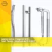 Handle Kaca Stainless Steel yang tahan lama dan anti karat